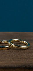 アンティーク結婚指輪ゴールドマリッジリング