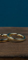 アンティーク結婚指輪ゴールドリング